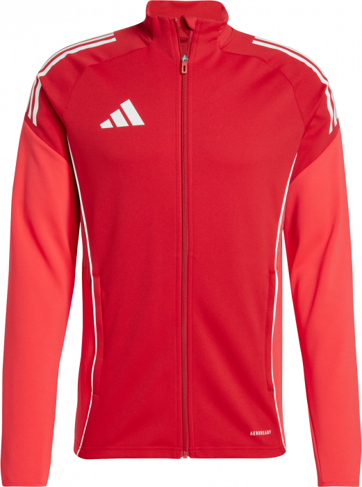 Adidas - Tiro 25 Competition Træningstrøje Med Lynlås - T Power Red & pure ruby