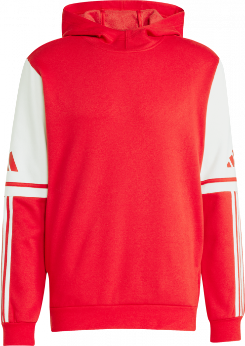 Adidas - Squadra 25 Sweat Hoodie - T Power Red & bianco
